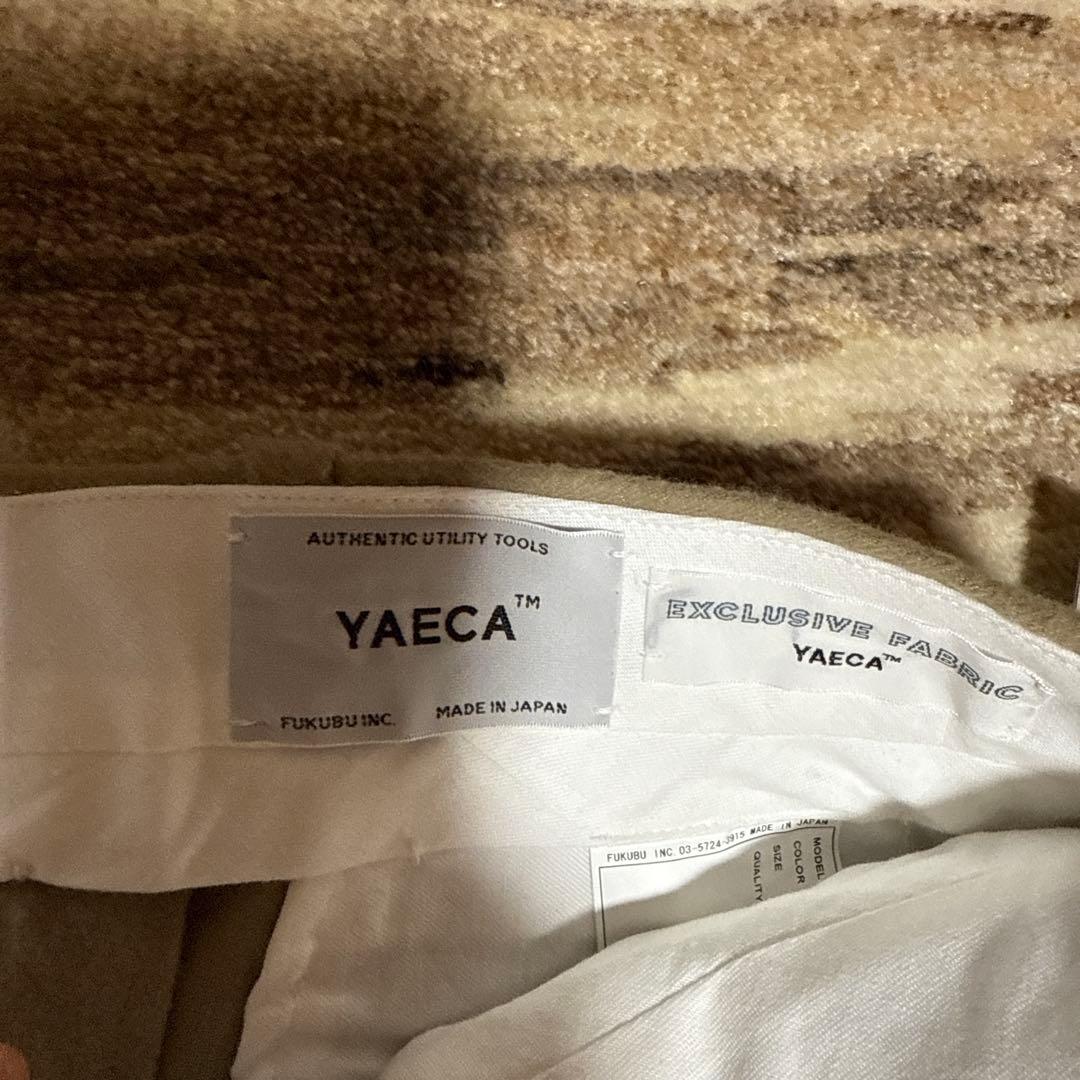 YAECA ベージュ チノパン モデル No. 1000