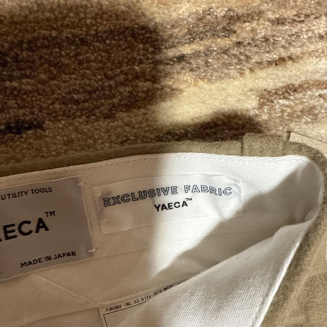 YAECA ベージュ チノパン モデル No. 1000