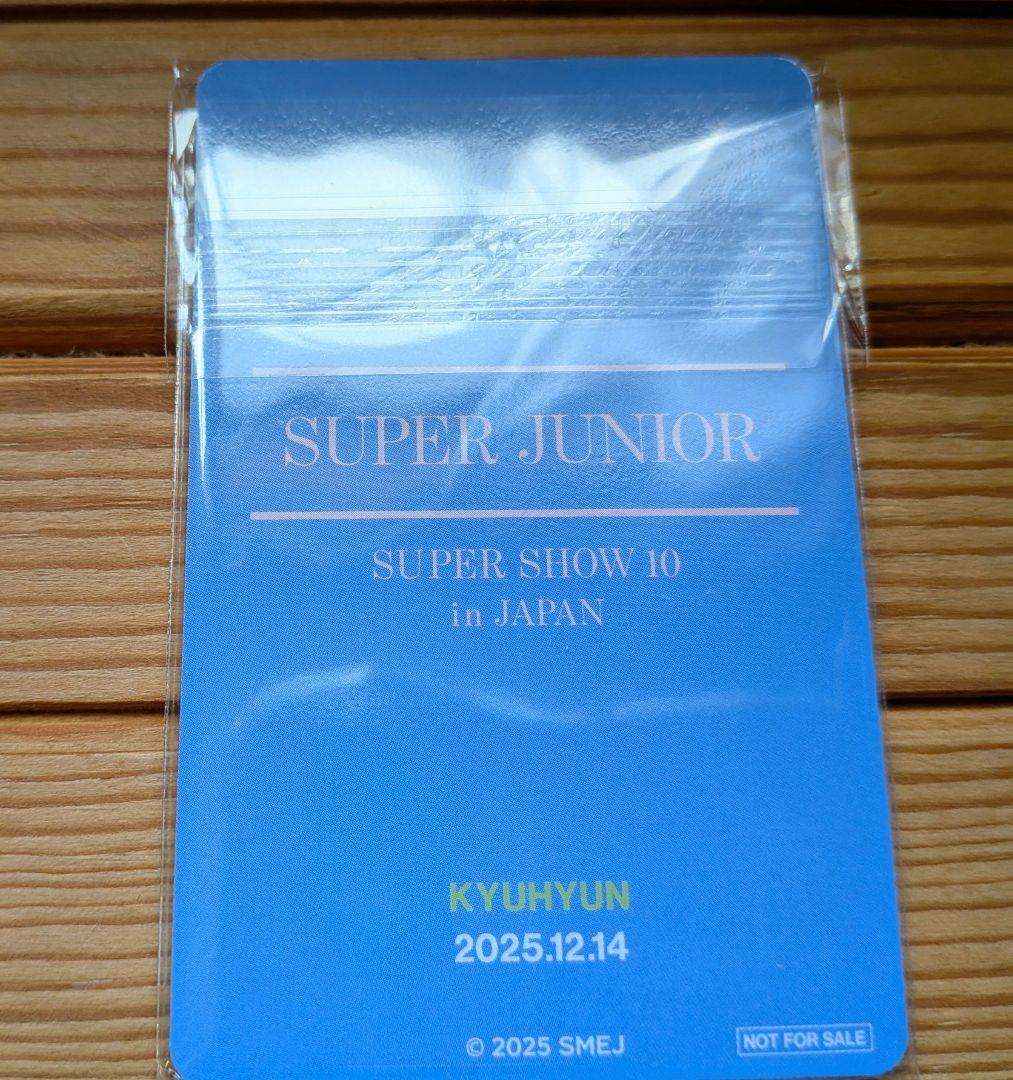 SUPER JUNIOR 　12/14スパショ10名古屋　トレカ9枚　銀テおまけ
