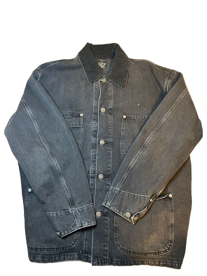 orSlow オアスロウ リラックスフィット カバーオール ブラック黒デニム