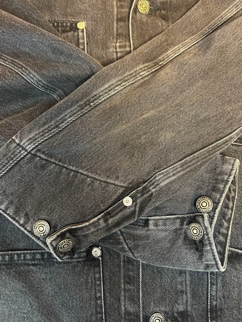 orSlow オアスロウ リラックスフィット カバーオール ブラック黒デニム