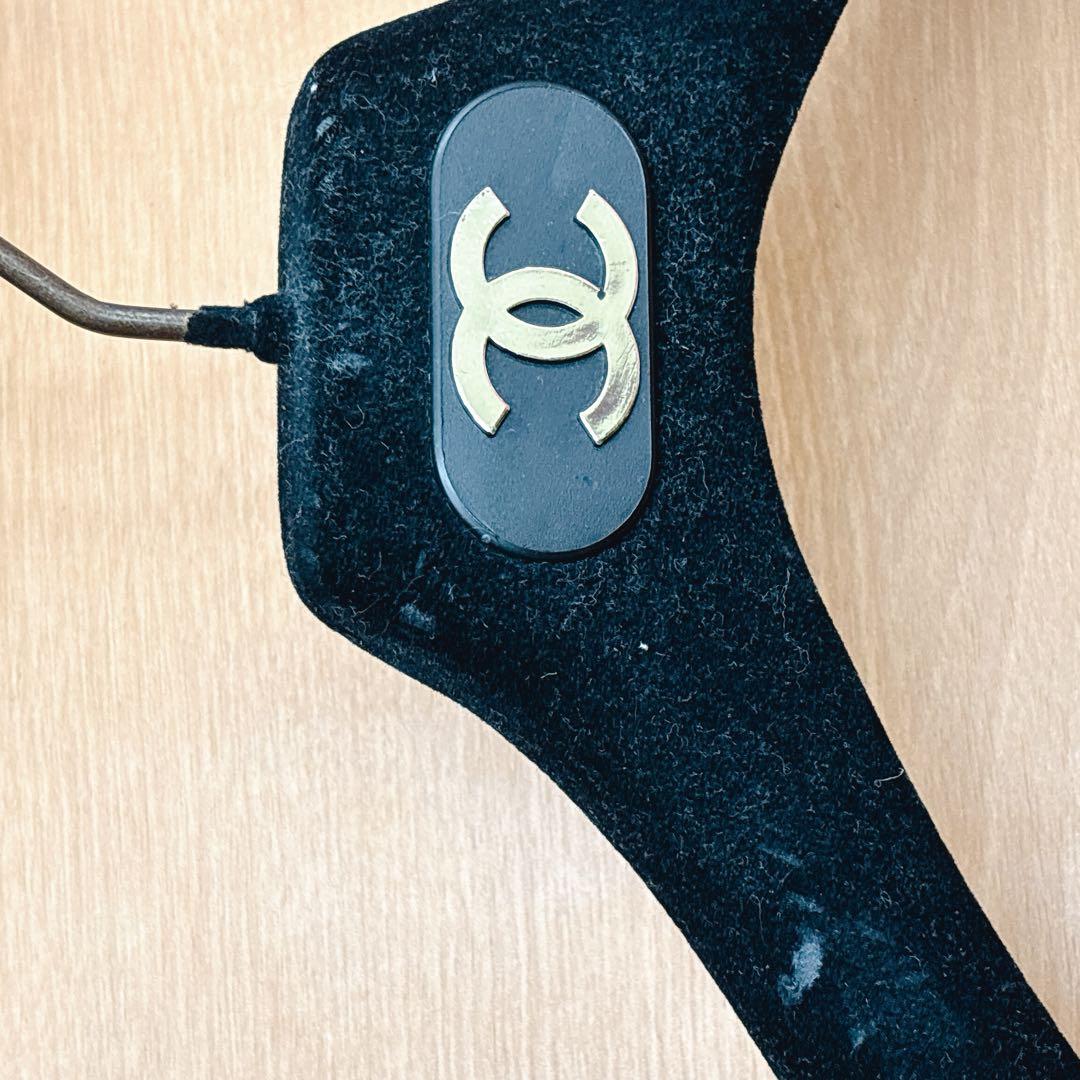 ☆シャネル　ベロア　ベルベット　ハンガー　8本　ヴィンテージ