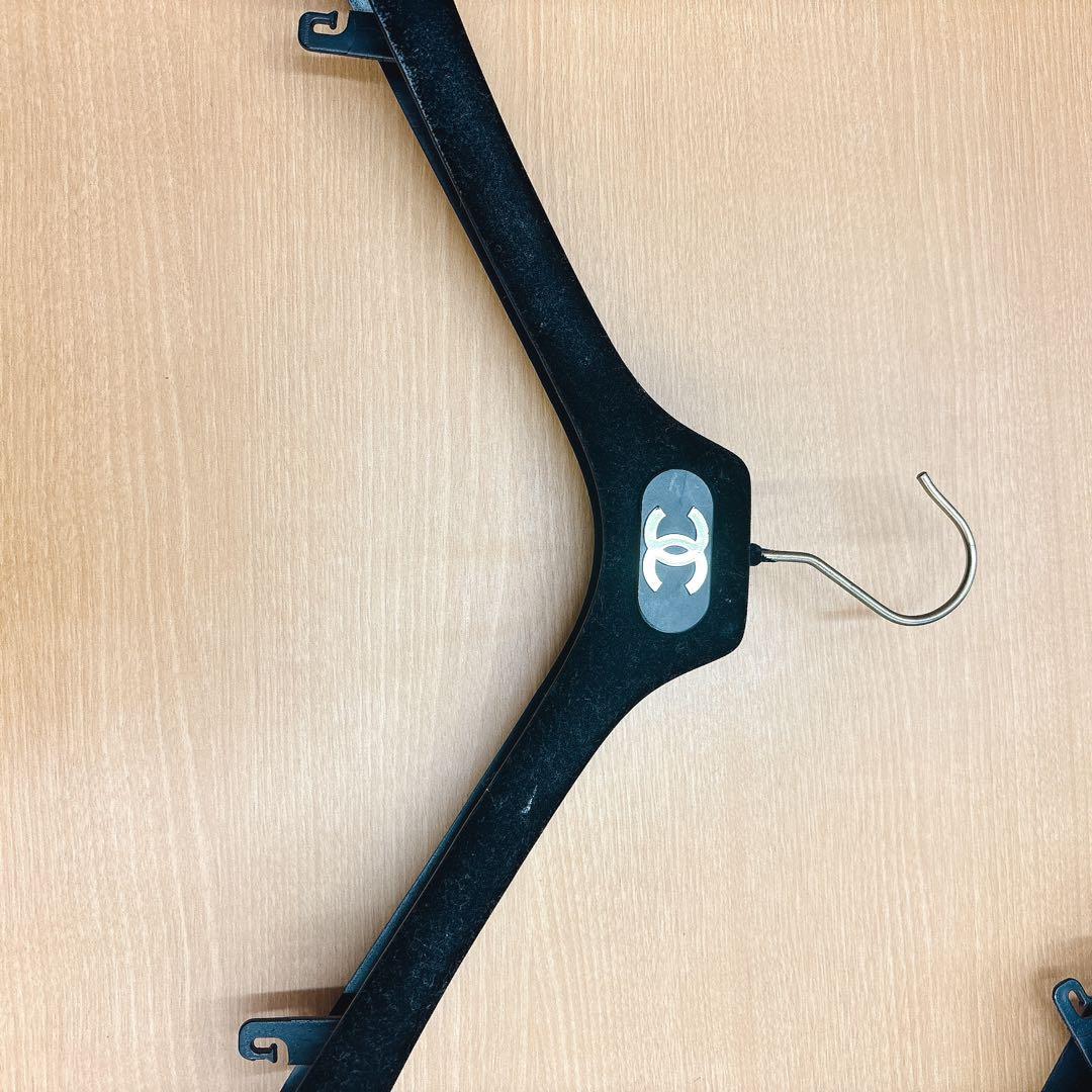 ☆シャネル　ベロア　ベルベット　ハンガー　8本　ヴィンテージ