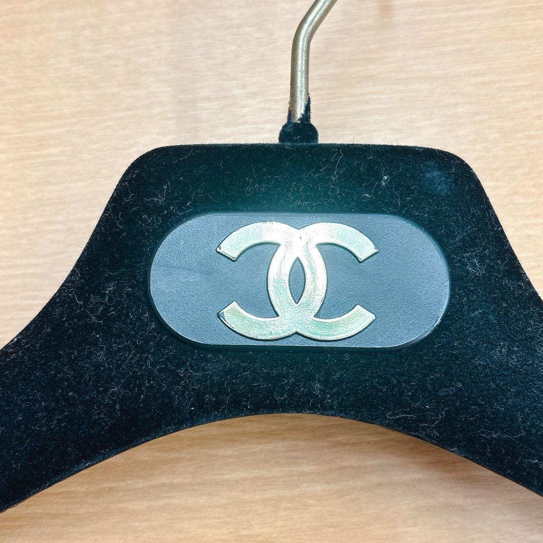 ☆シャネル　ベロア　ベルベット　ハンガー　8本　ヴィンテージ