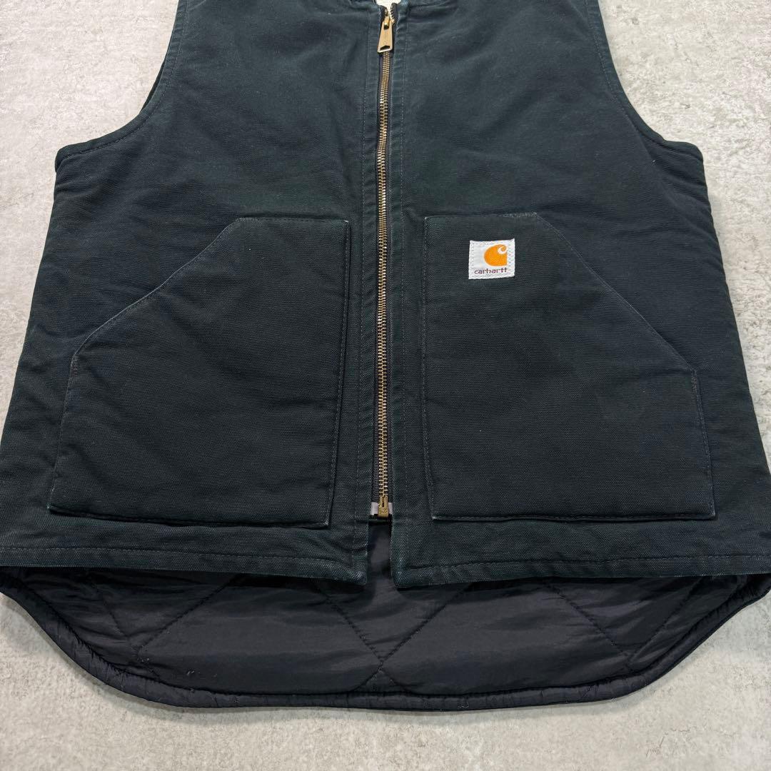 クリケット様 カーハート【S】00s ダックベスト ブラック フェード