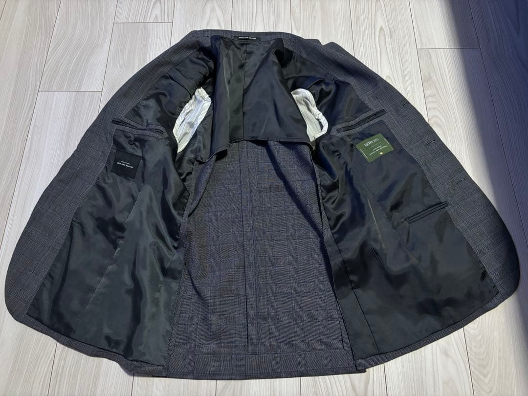 REDA ユナイテッドアローズ グリーンレーベルリラクシング チェックスーツ