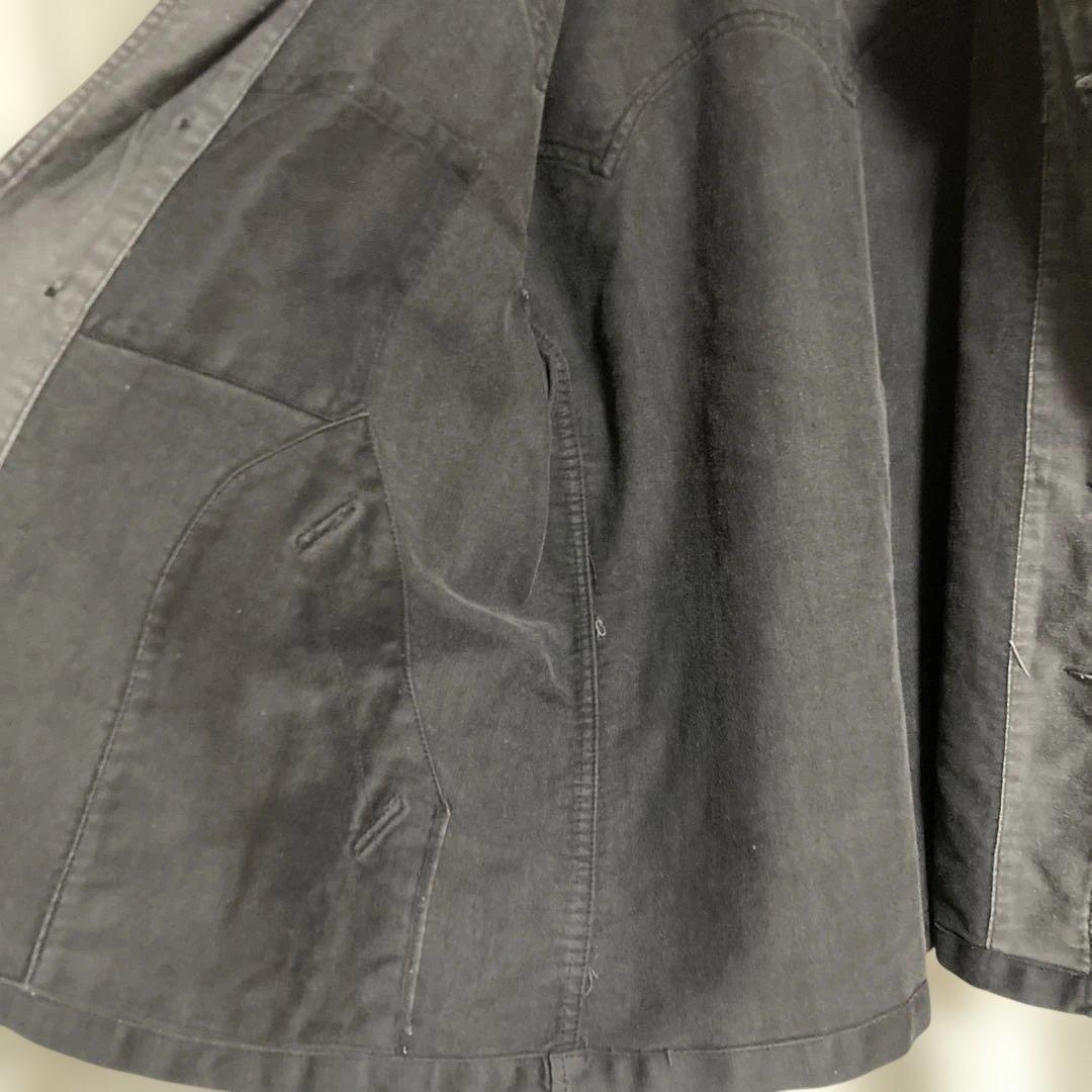 ユーロワーク　ブラックモールスキンジャケット