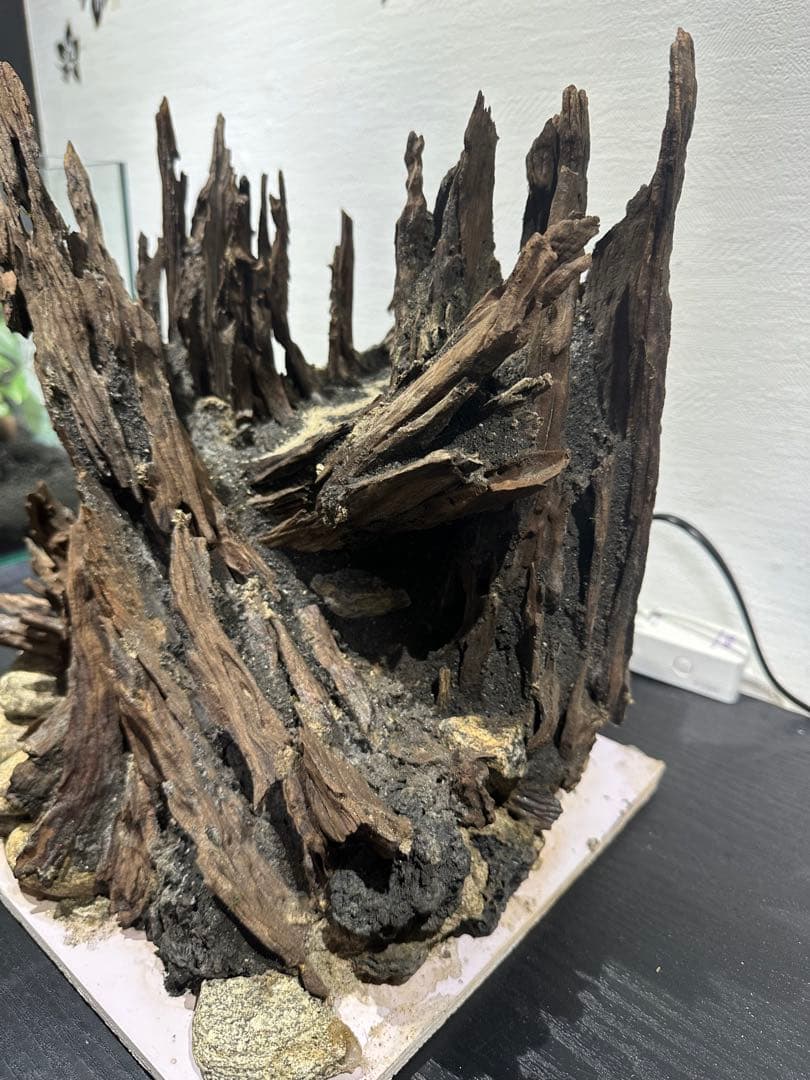 水槽用流木と石のレイアウト用品