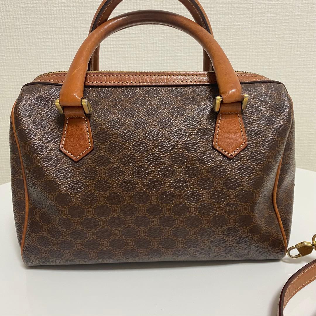CELINE セリーヌ マカダム ミニボストン M12 ヴィンテージ 2way
