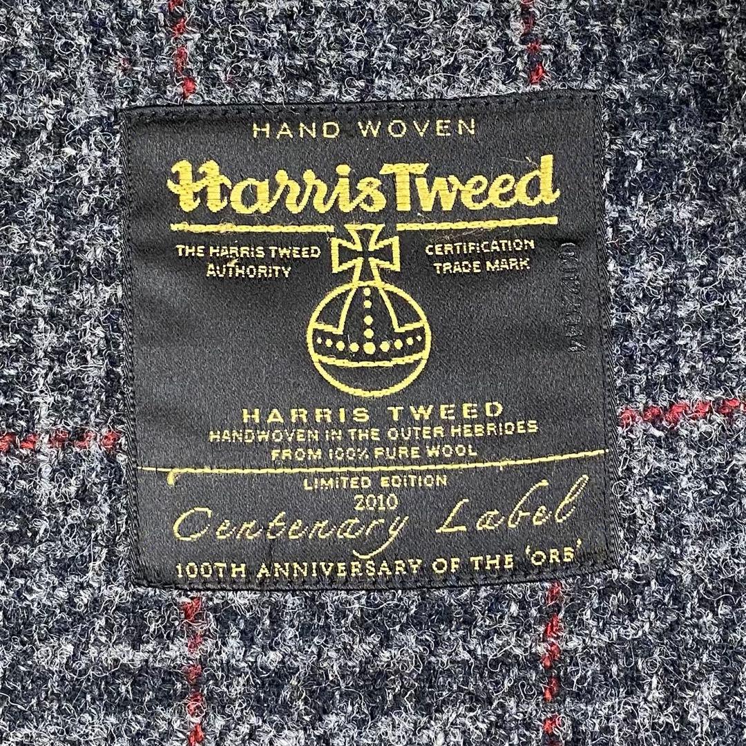 超希少✨限定品 ハリスツイード ジャケット エルボーパッチ 胡桃釦グレンチェック