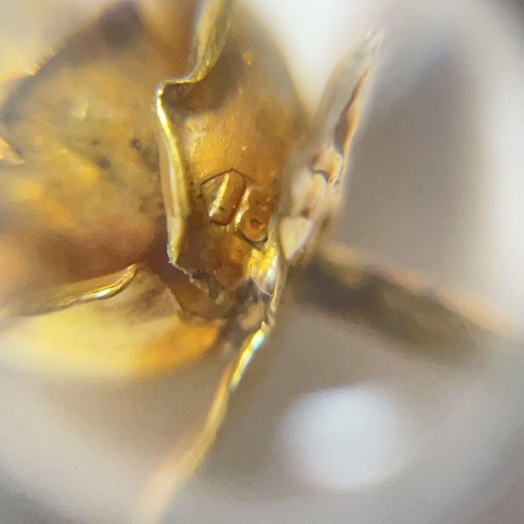 最終価格！ 18金　バラ　薔薇　花　ピンブローチ　ヴィンテージ