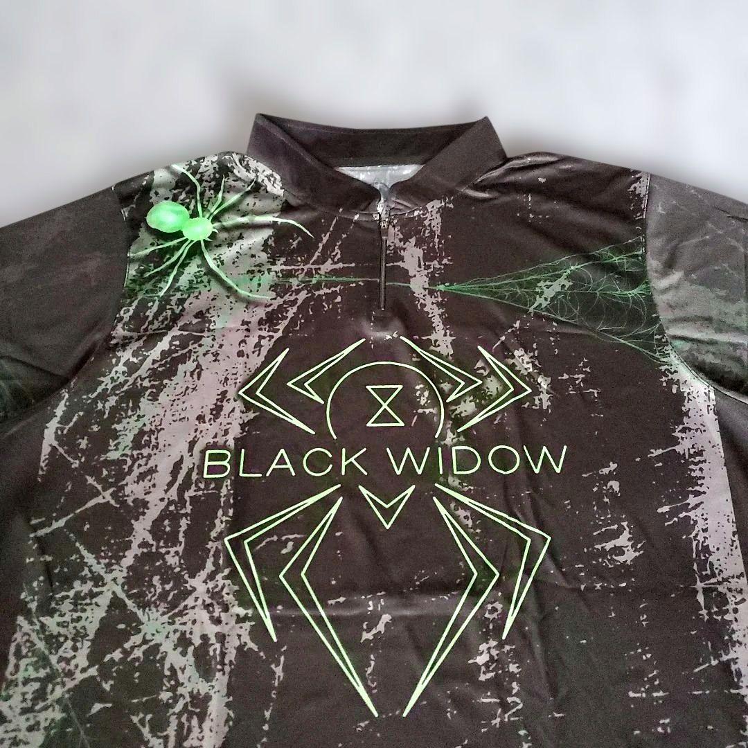 くろ様✨新品✨ボウリングウェア　【3XL】　ブラックウィドー　ブラック　大きめ