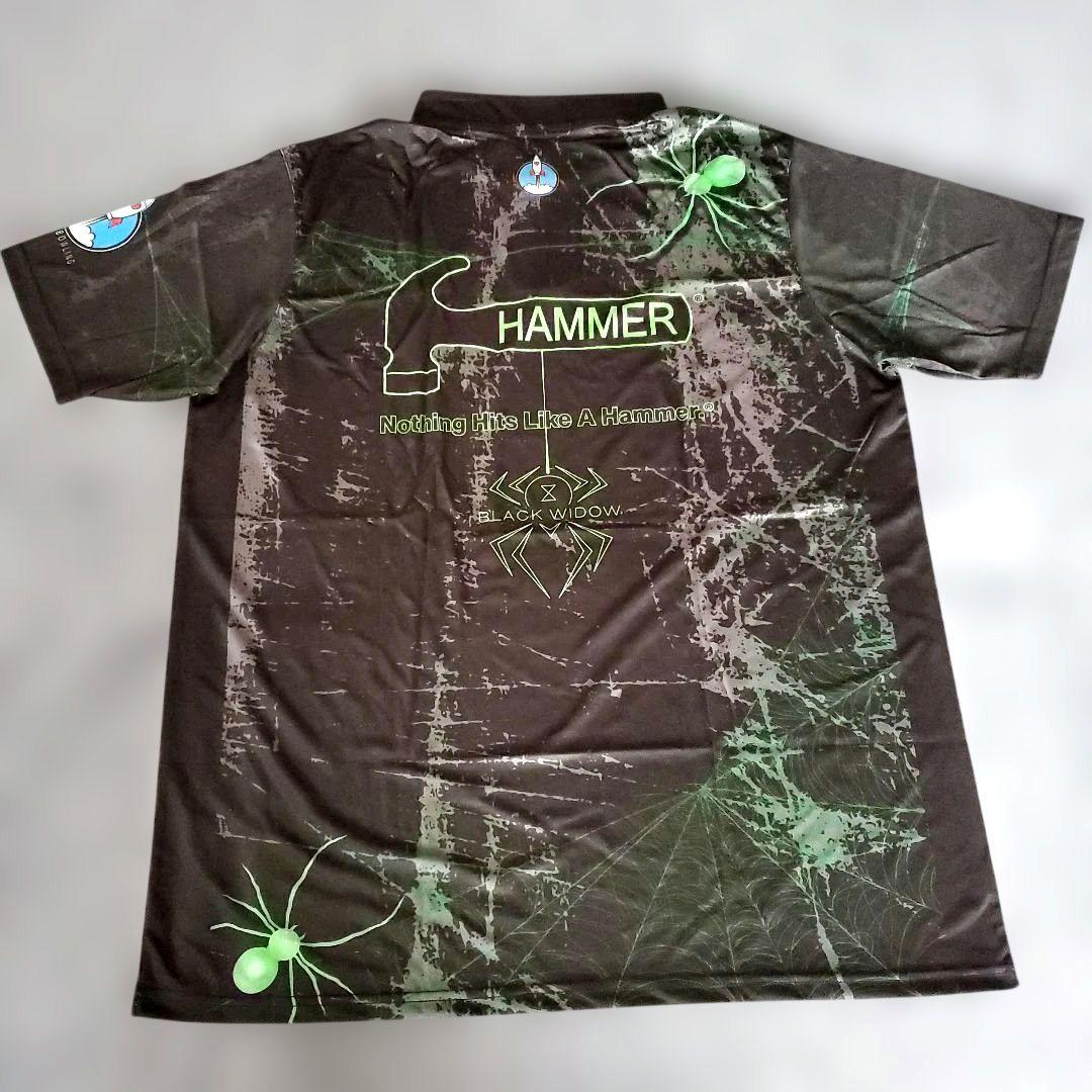 くろ様✨新品✨ボウリングウェア　【3XL】　ブラックウィドー　ブラック　大きめ