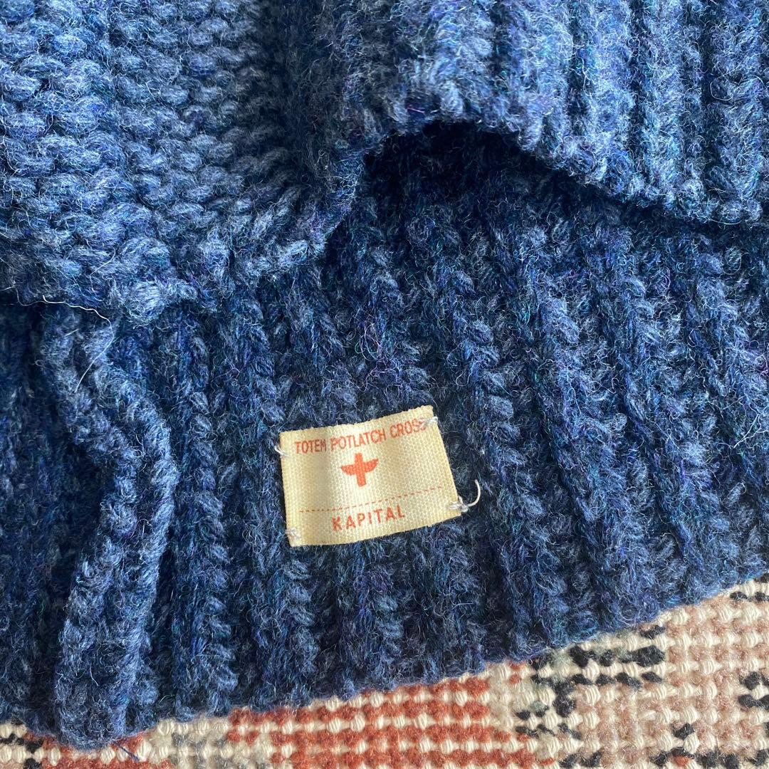 KAPITAL キャピタル　ニットケープ　ネックウォーマー　バラクラバ