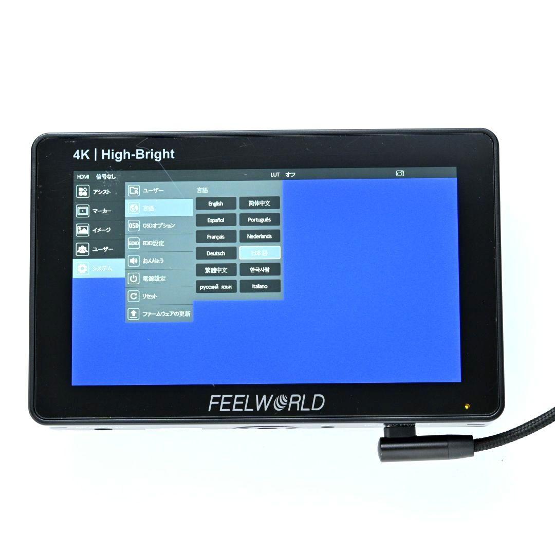 美品 FEELWORLD F5 PROX 5.5インチ 4Kタッチスクリーン