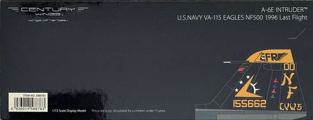 希少絶版新品　センチュリーウイングス/ 1/72 米海軍A-6E イントルーダー