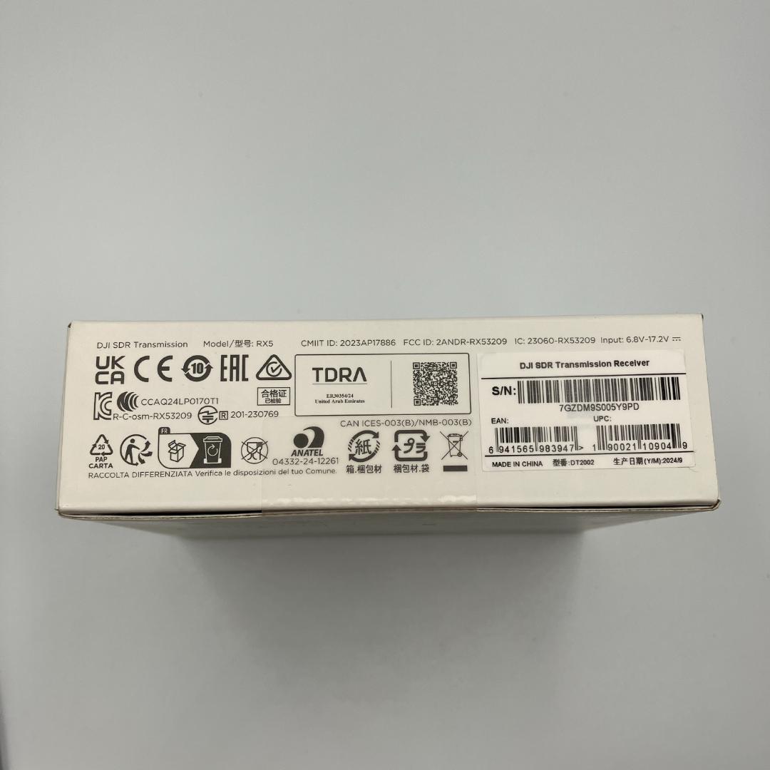 0210-10 美品 DJI SDR Transmission レシーバーRX5