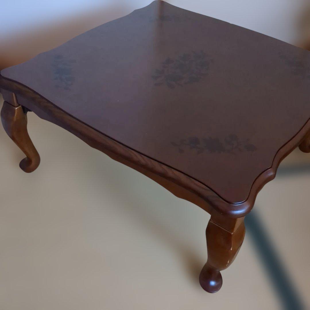 コタツ　ヨーロピアンクラシック折れ脚こたつ