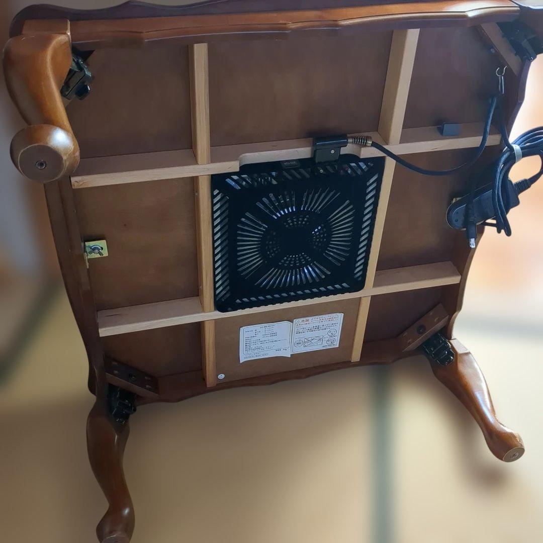 コタツ　ヨーロピアンクラシック折れ脚こたつ