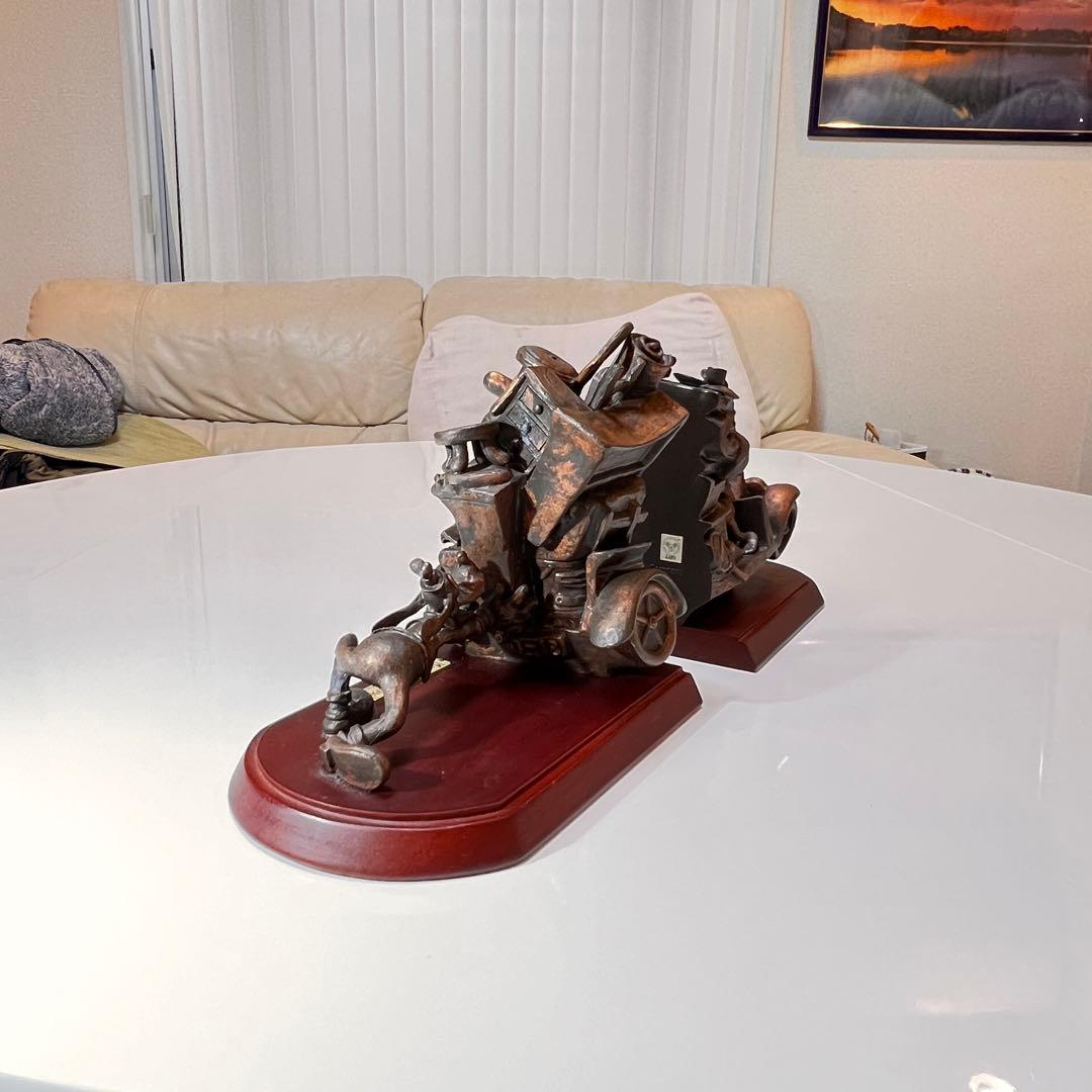 ディズニー ブロンズ風 ブックスタンドMoving Day 1936 限定品