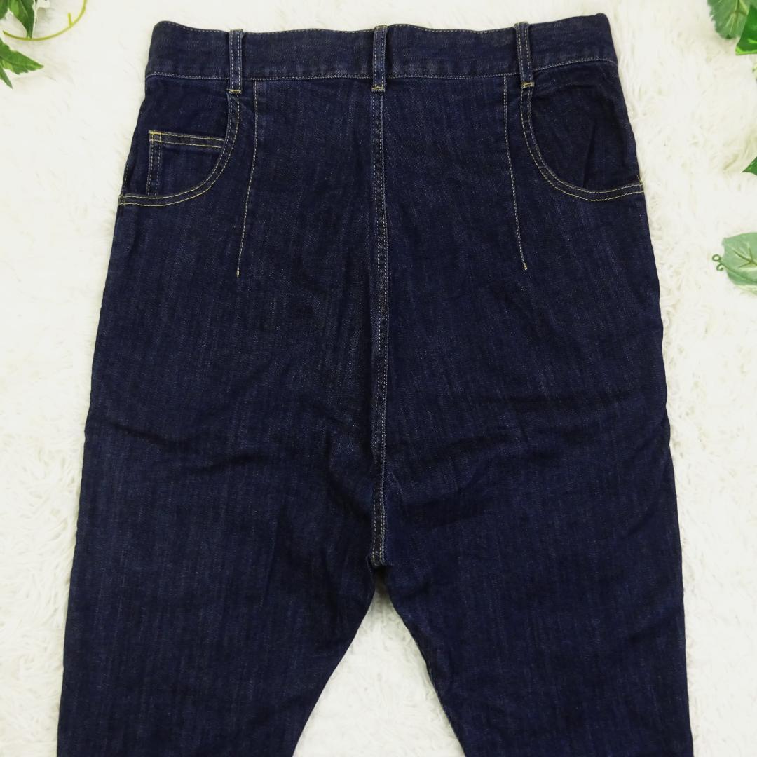 美品　メルシーボークー　後ろ前パンツ　サルエルパンツ　濃紺　XL　大きいサイズ