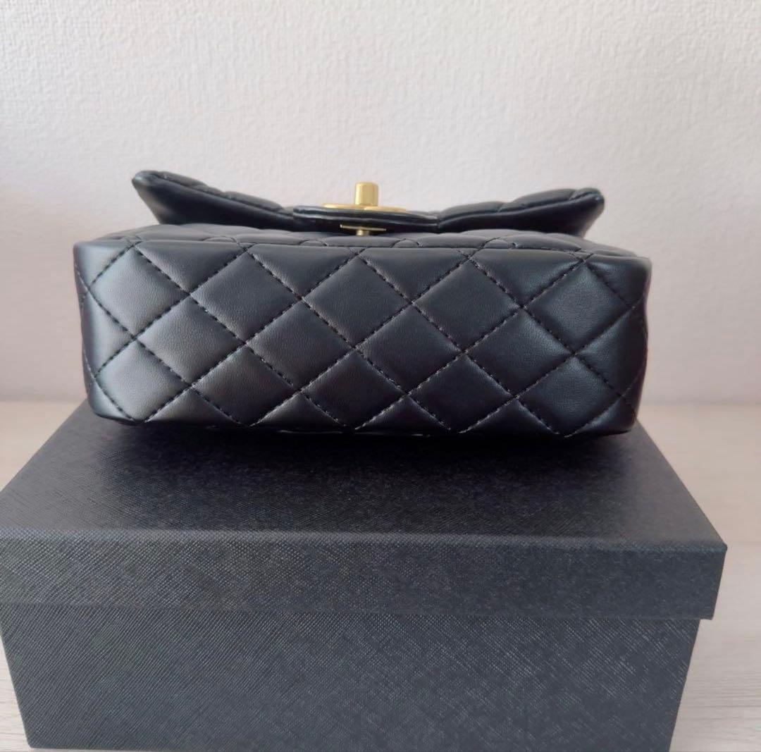 CHANEL ロゴハンドル キルティング ショルダーバッグ ノベルティ 訳あり