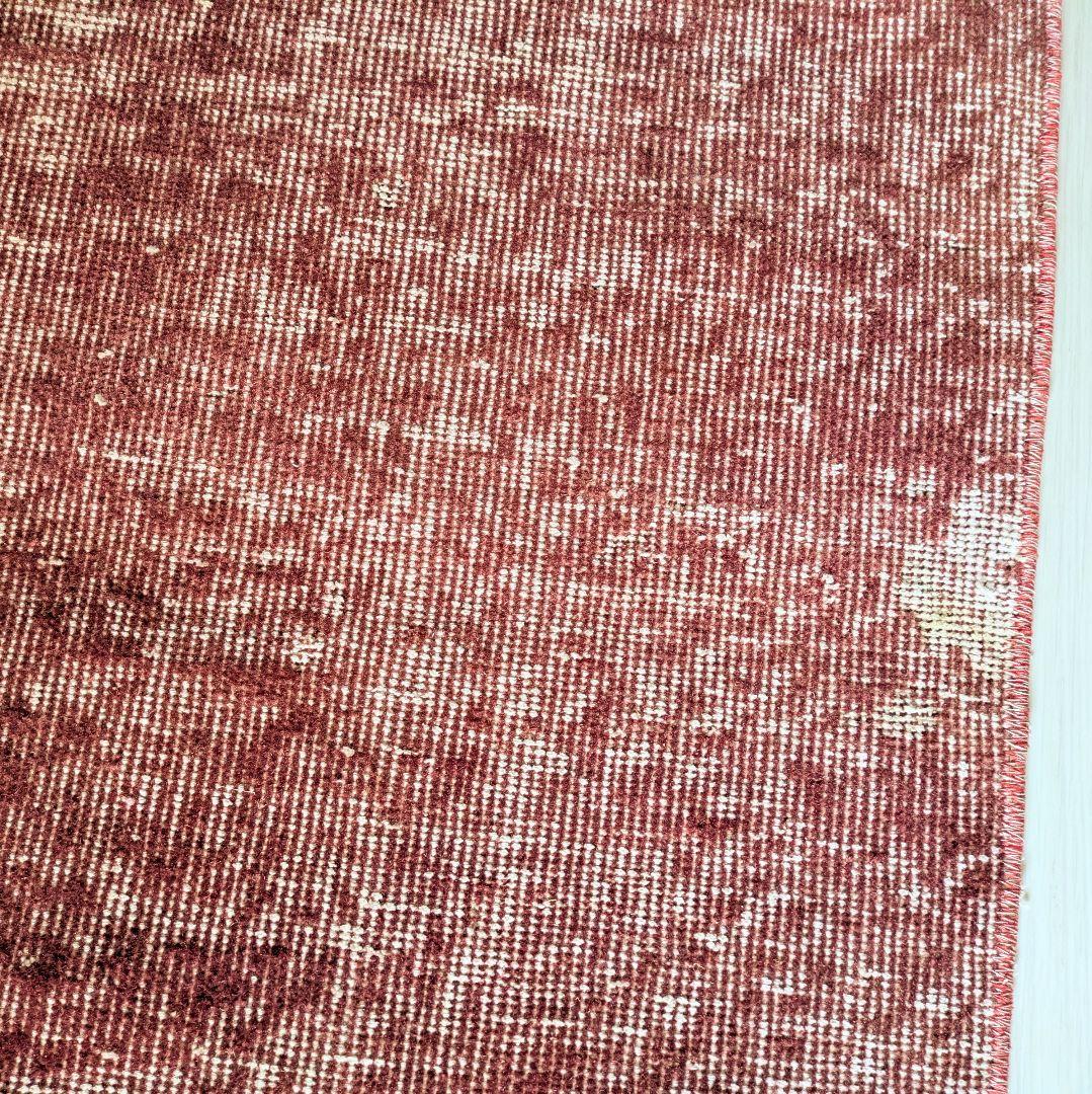 106×150 オーバーダイワンカラー赤　トルコヴィンテージラグ