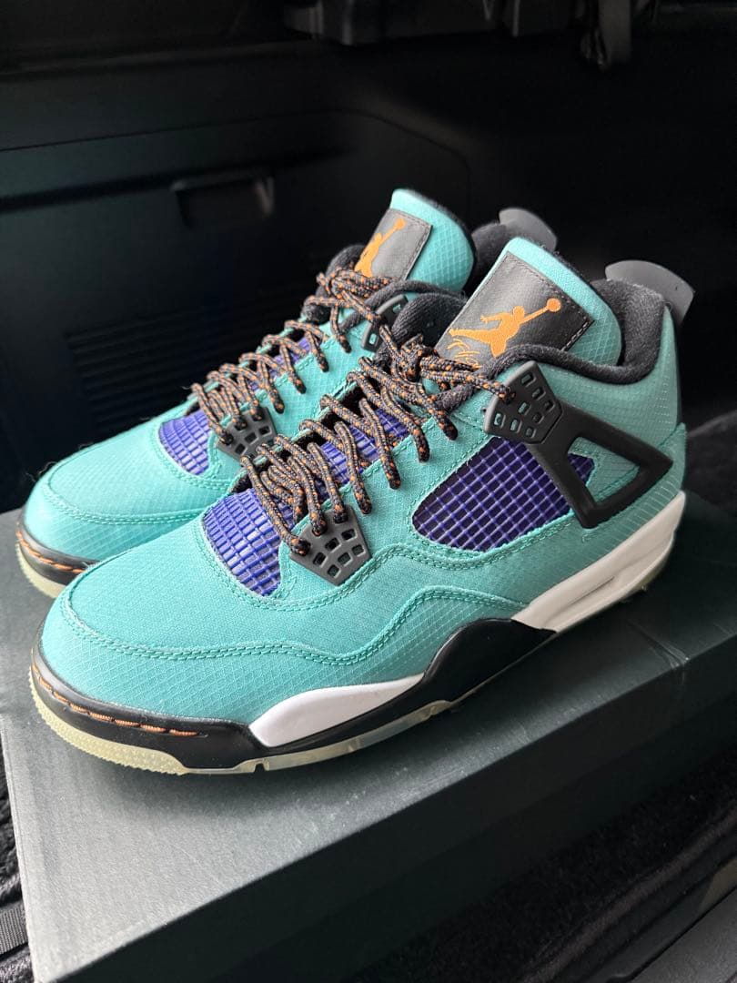 シューズ(男性用) NIKE AIR JORDAN 4 GOLF \"TEAL PURPLE\"27cm