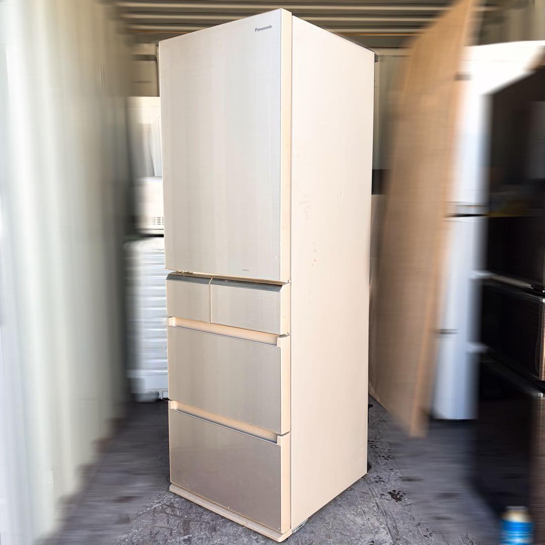 運搬取付無料！シャンパンゴールド純正Panasonicおしゃれ冷蔵庫！完動超美品