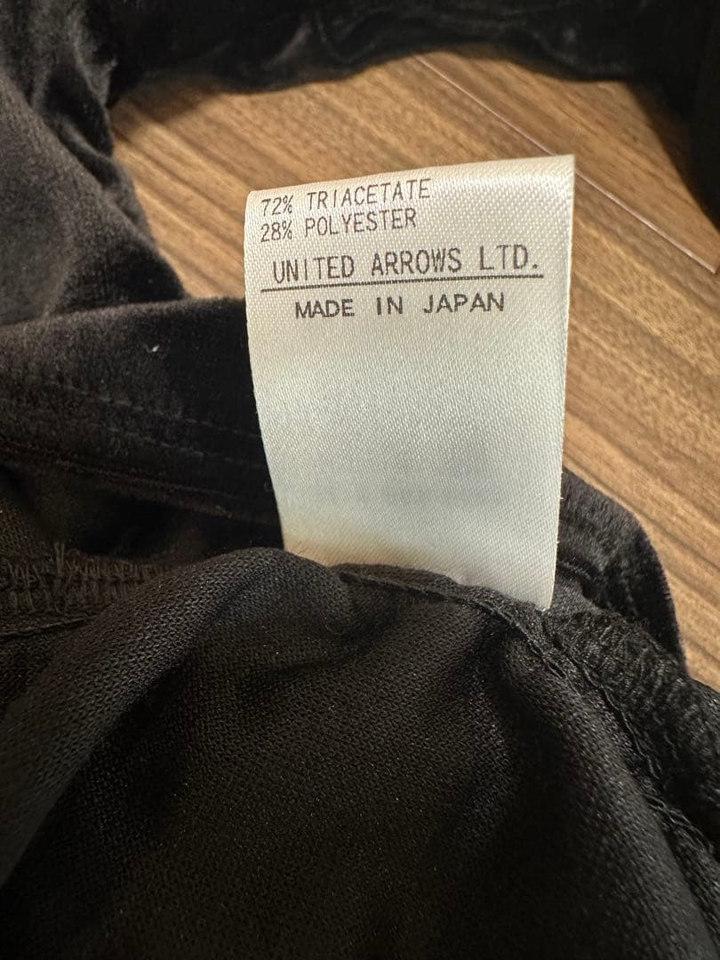 H BEAUTY&YOUTH ユナイテッドアローズ　ベロアシャーリングトップス