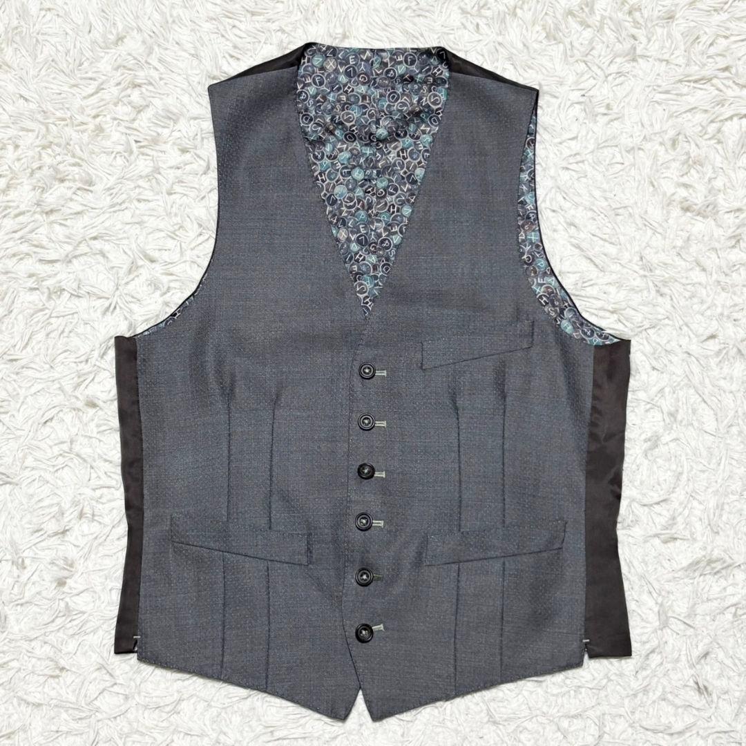 希少 ポールスミス コレクション 3ピース スーツ オーダーメイド 総柄