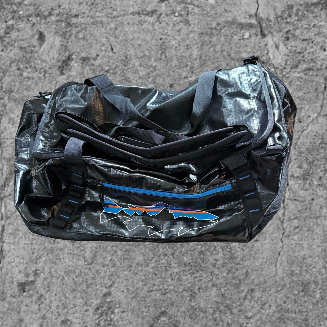 【美品】ブラックホールダッフル Fitz Trout 55L パタゴニア