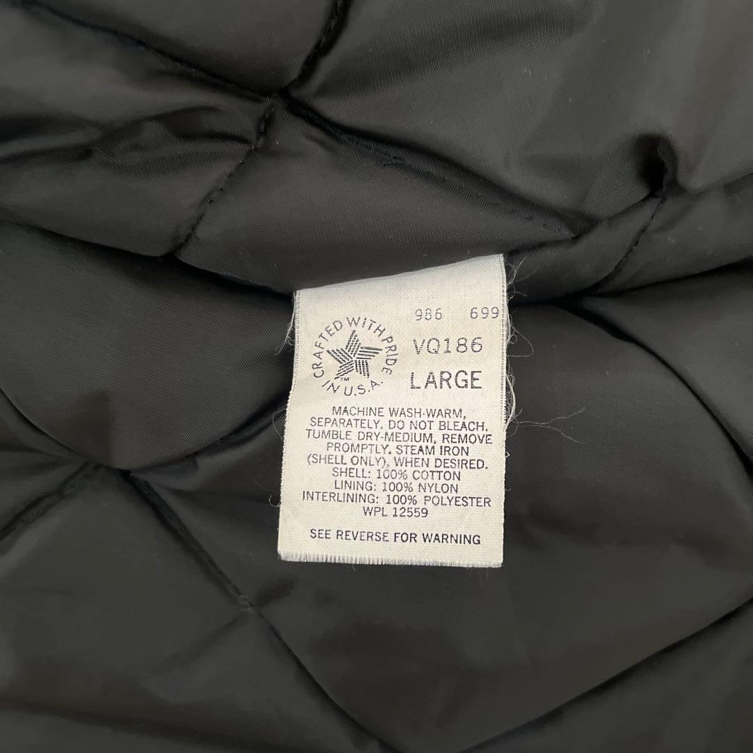 80s usa製 カーハート ダックベスト ブラウン