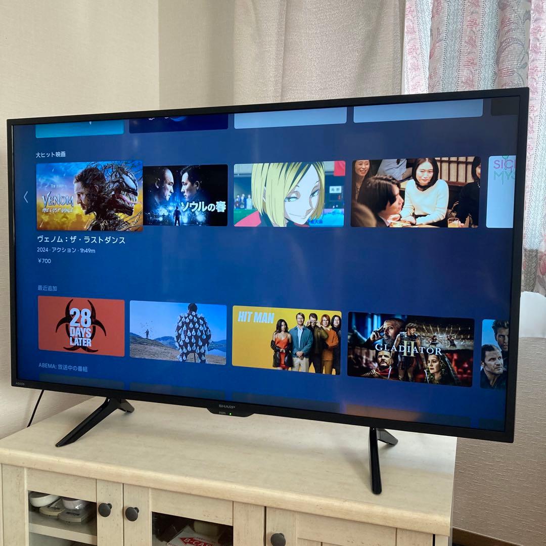 SHARP AQUOS 4T-C42DJ1 4K 2023年製 美品