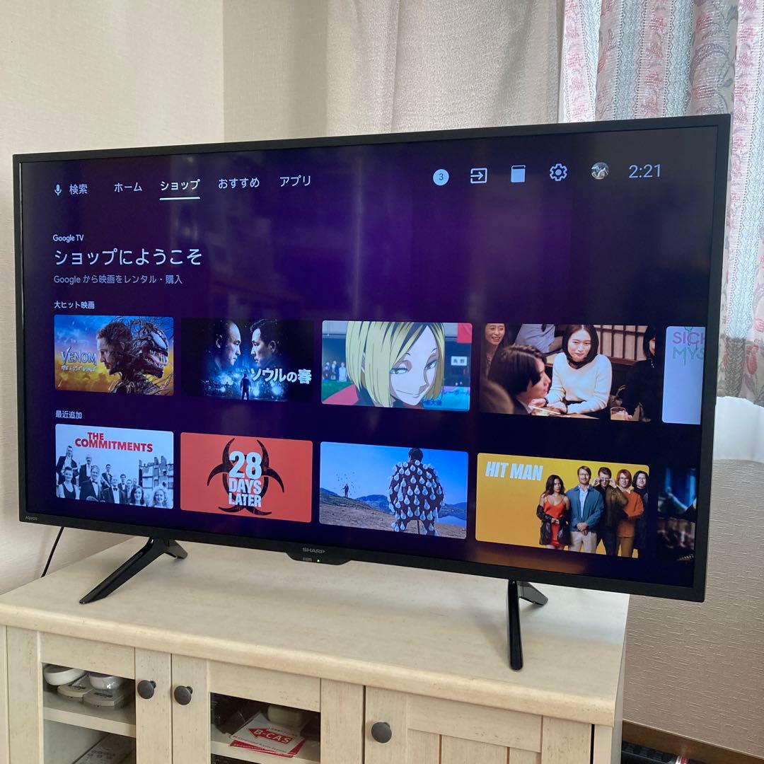 SHARP AQUOS 4T-C42DJ1 4K 2023年製 美品