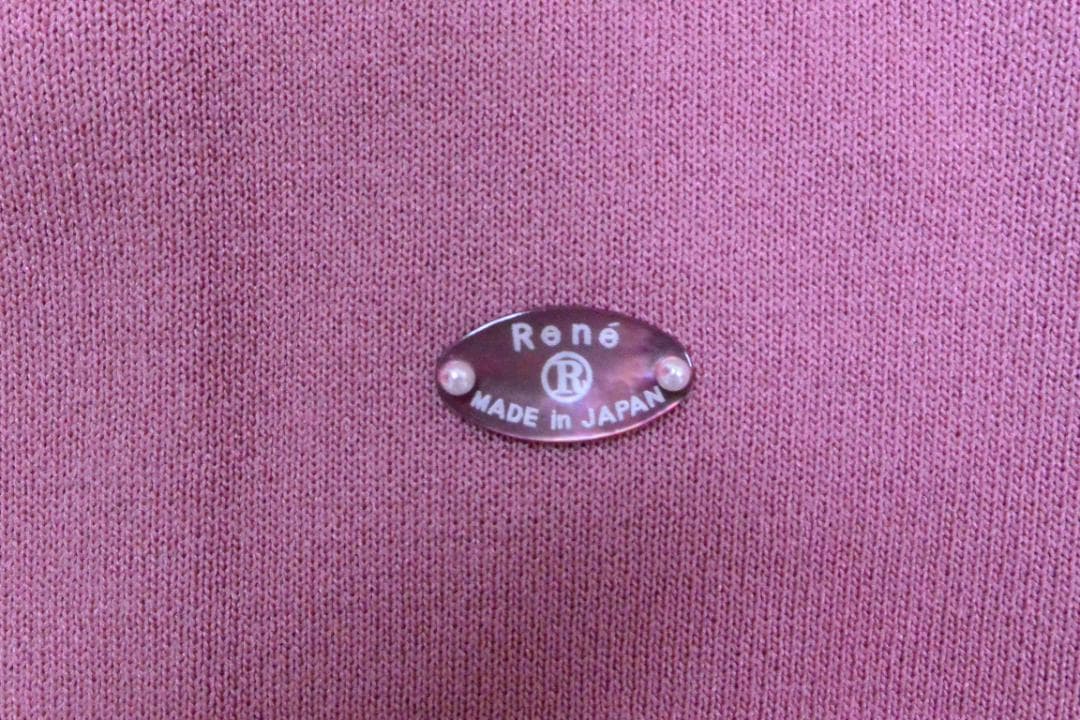 ルネ福袋　フリル付きフードロングベストジレ　 ピンク　34　新品