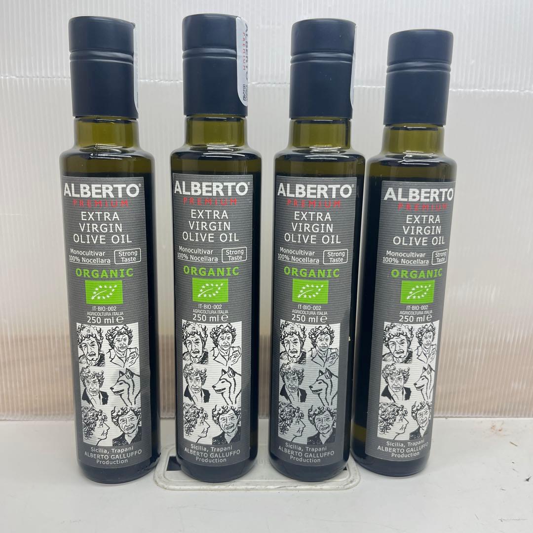 アルベルトプレミアムEVオリーブオイル オーガニック250ml 4本セット