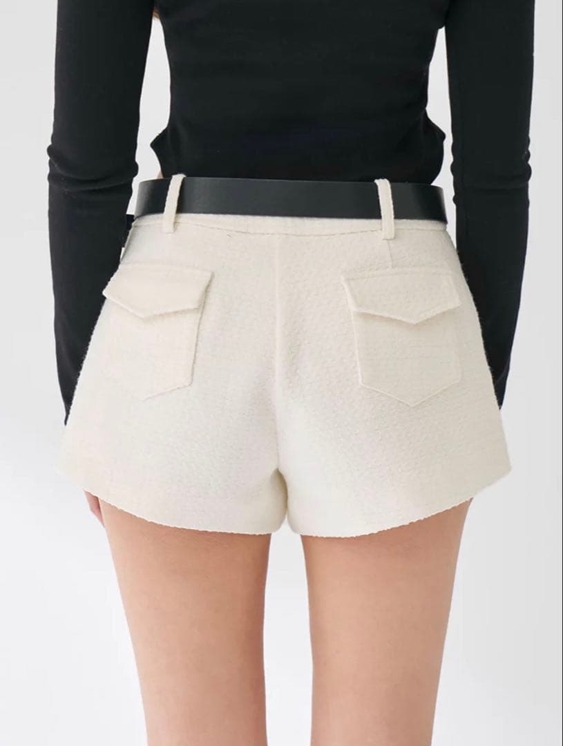 みー‪‪❤︎‬ダーリッチ Darich ボンディングツイードショートパンツM