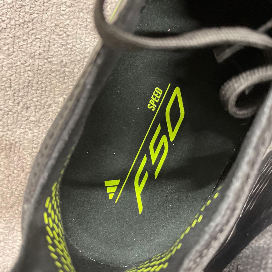adidas F50 ブラック/イエロー スパイク　26.5 2443