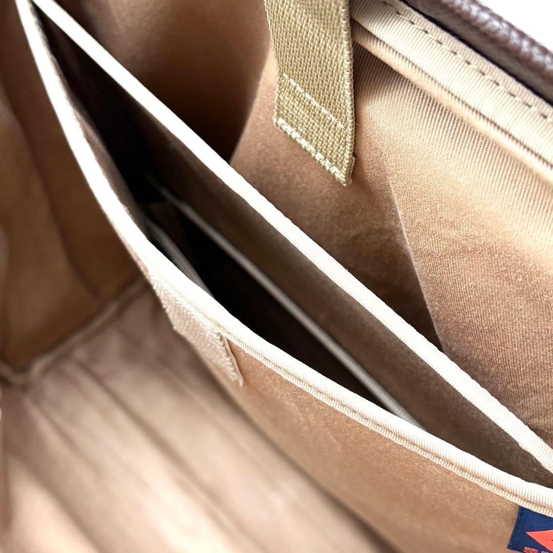 豊岡鞄 YOUTA リュック 3way 縦 ダレスバッグ A4可 ブラウン