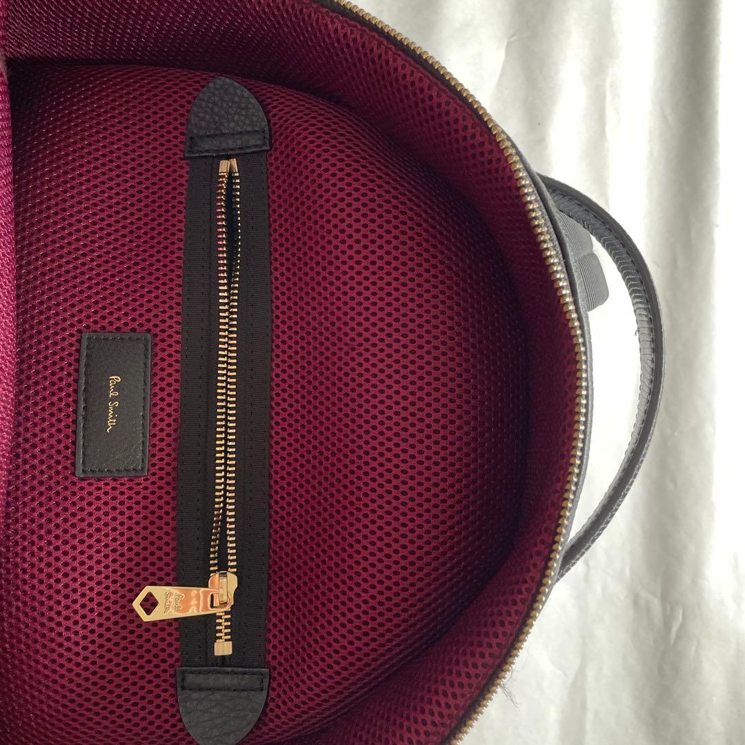 Paul Smithブラックレザーリュック