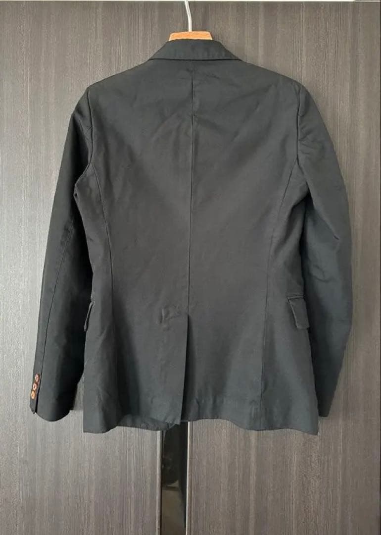 コムデギャルソンオムプリュス 定番 エステル縮絨 2ボタンジャケット ポリ縮