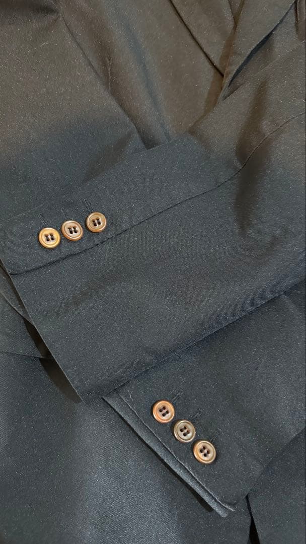 コムデギャルソンオムプリュス 定番 エステル縮絨 2ボタンジャケット ポリ縮