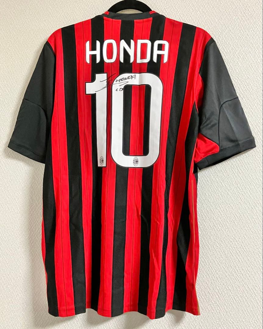 新品 激レア ACミラン10番 本田圭佑選手直筆サイン入りユニフォーム