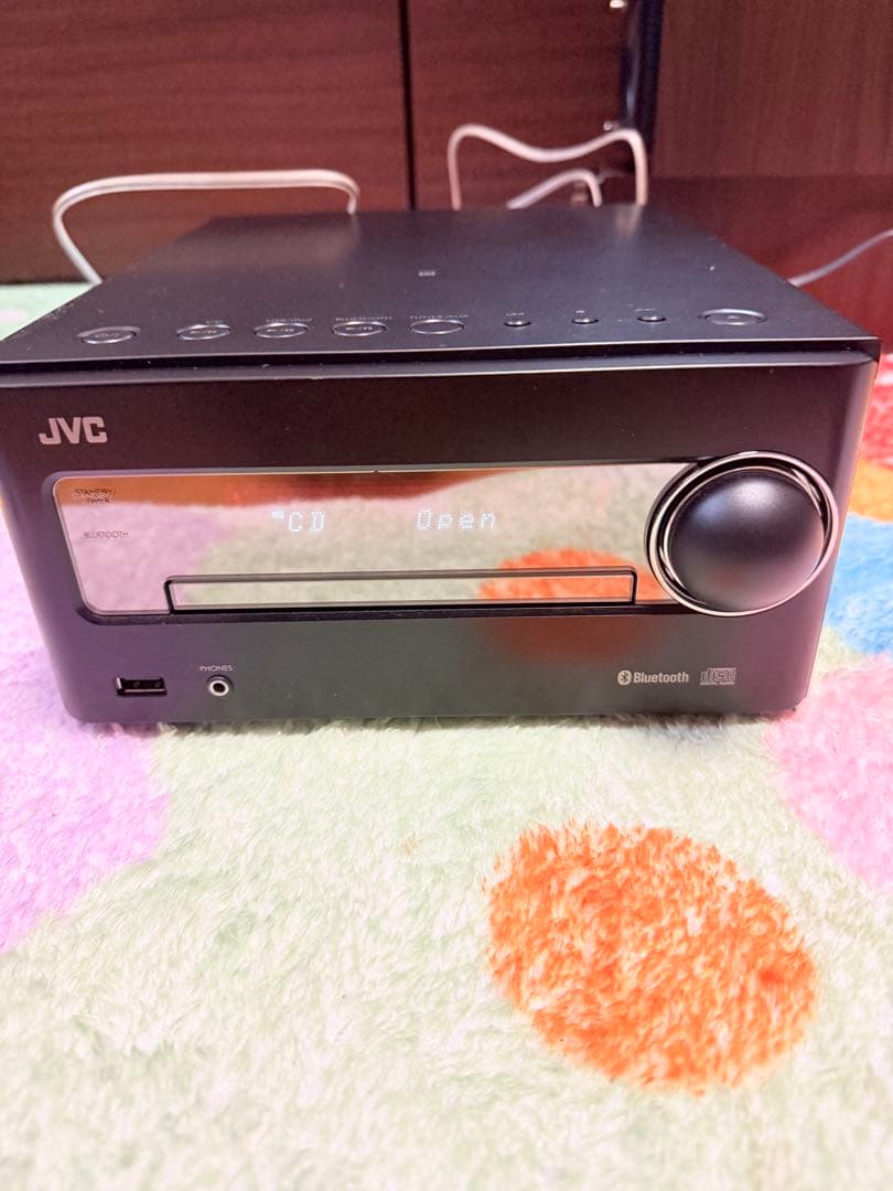 JVC ミニコンポ ウッドコーンスピーカー付き CA-EXS5 新古品