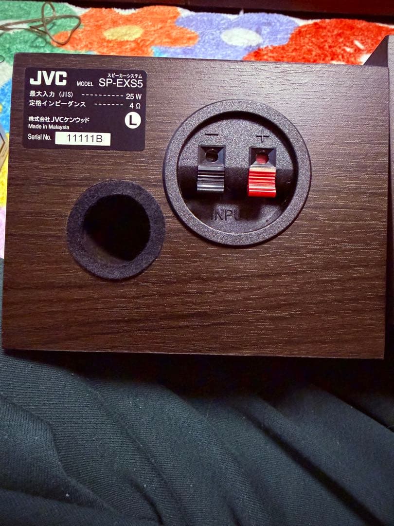 JVC ミニコンポ ウッドコーンスピーカー付き CA-EXS5 新古品