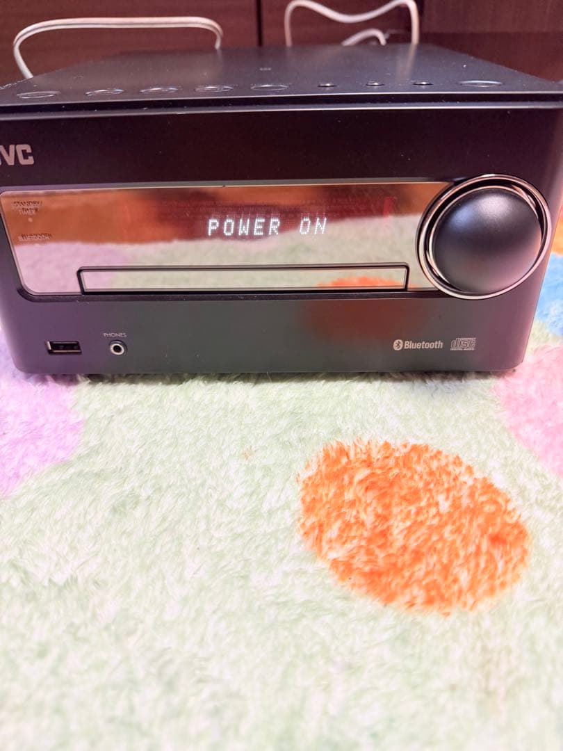 JVC ミニコンポ ウッドコーンスピーカー付き CA-EXS5 新古品