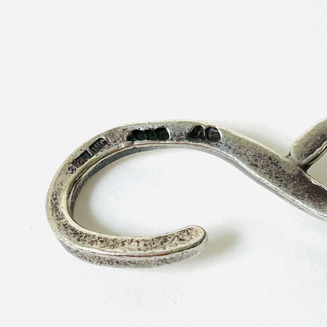 ぼ*う様 A&G エーアンドジー ギローム ダガー ウォレットチェーン シルバー