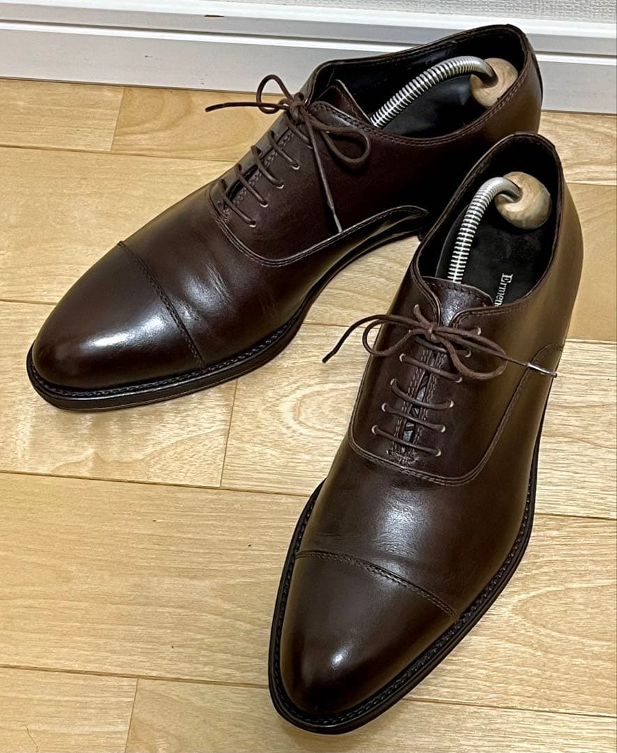 Ermenegildo Zegna 7EE A0105X 25cm 革靴 ゼニア