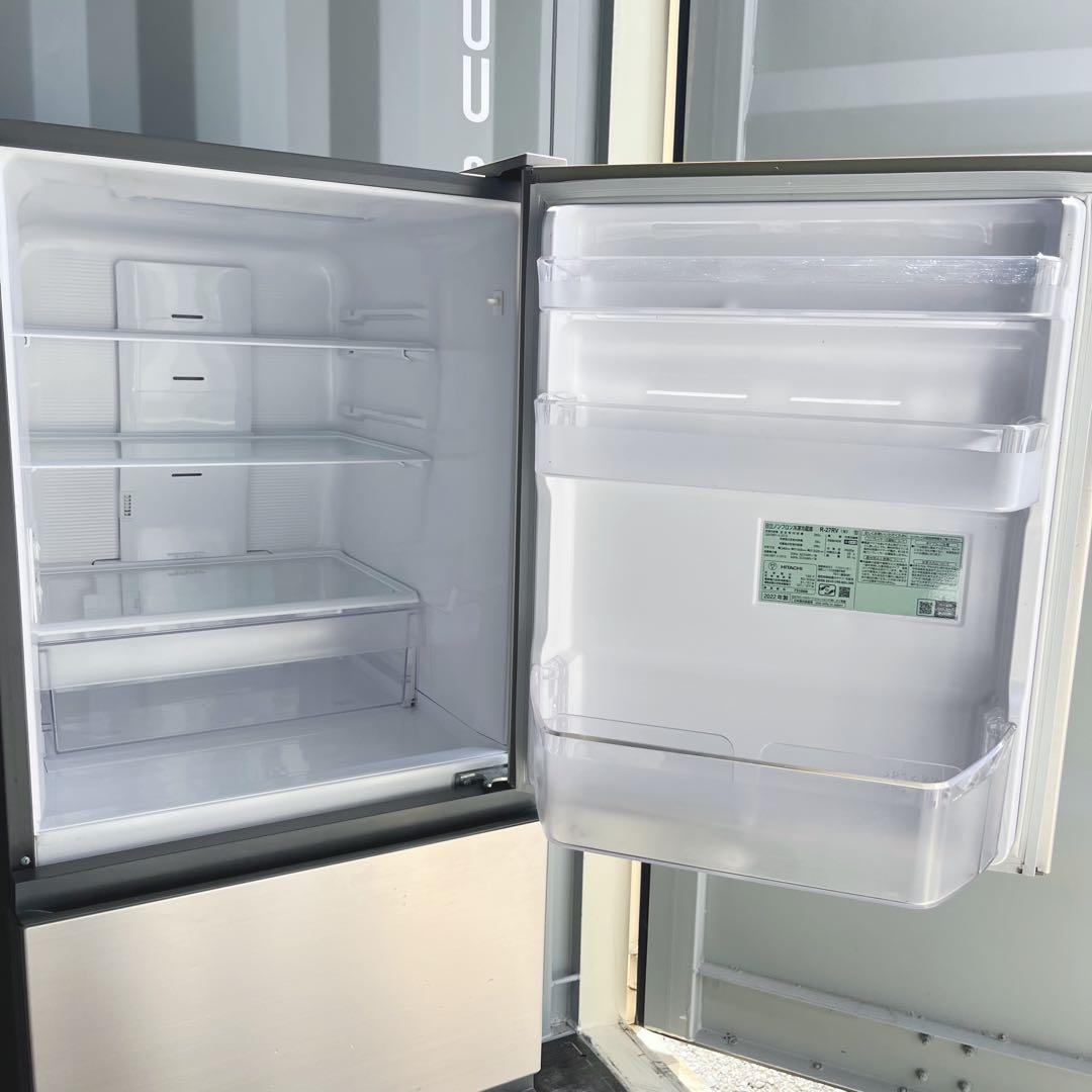 160取付無料！完動品！高性能日立シャンパンゴールド2022年製3ドア冷蔵庫！